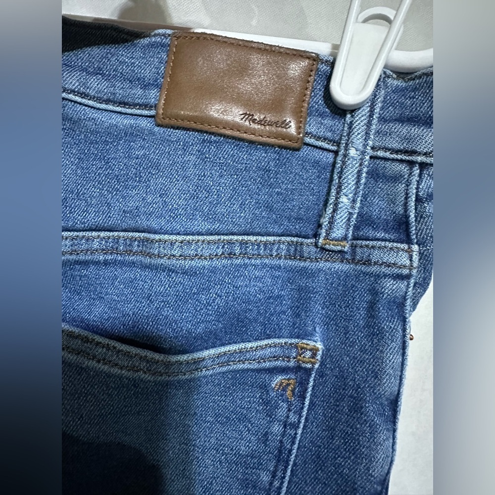 Madewell Blue Jeans The Perfect Vintage Wide-Leg Womens Sz 32 Medium Wash Preppy - Picture 6 of 6